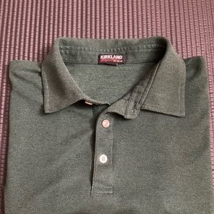 Kirkland Men’s Polyester YPolo Shirt Size XXL Green